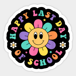 Happy Last Day Of School Hello Summer Teacher Student Sticker